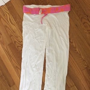 NWT Victoria’s Secret white cotton pants